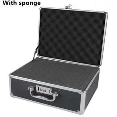 

Aluminum ABS Travel bag Tool case suitcase toolbox File box Impact resistant safety equipment camera with pre-cut foam lining