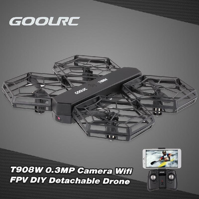

GoolRC T908W 03MP Camera Wifi FPV DIY Detachable Drone Altitude Hold Headless Mode G-sensor RC Quadcopter