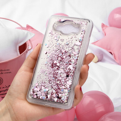 

Akabeila Cover for Samsung Galaxy J2 Prime Case Soft Mirror Dynamic Glitter Phone Protector Cover Shell Grand Prime Plus