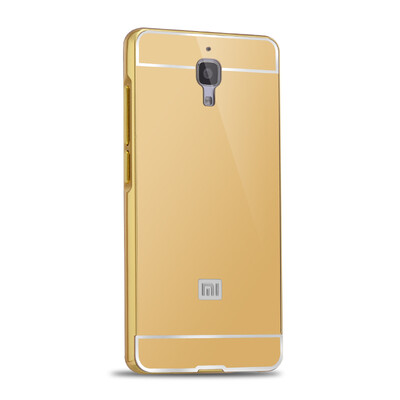 

MOONCASE Metallic Frame Edge Mirror Back 2 in 1 Thin Case Cover for Xiaomi Mi4