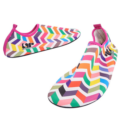 

Double card beach soft shoes high elastic soft base wear-resistant non-slip yoga shoes fitness swimming shoes sports shoes color bar red 2XL code