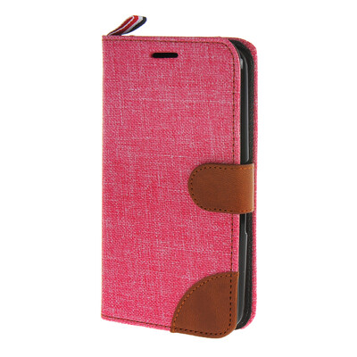 

MOONCASE Xperia E4 , Leather Wallet Flip Card Holder Pouch Stand Back Case Cover for Sony Xperia E4 Hot pink