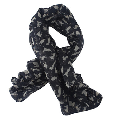 

MyMei Fashion Women Long Wrap Lady Shawl Polka Dot Chiffon Scarf Scarves Stole New