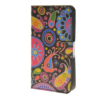 

MOONCASE Flower style Leather Wallet Flip Card Slot Stand Pouch чехол для HTC Desire 620 A08