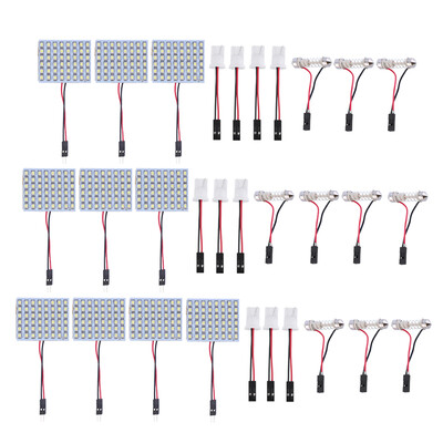 

10шт 48-SMD 1210 Светодиодные панели Внутреннее освещение лампы для автомобилей Авто Белый свет