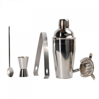 

UpperX Set of 5 Stainless Steel Cocktail Shaker Mixer Set
