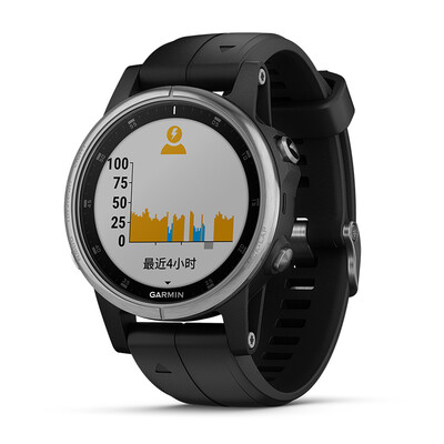 

Garmin Fenix 5S Black Silver Frame Fly Time 5S Plus Heart Rate Music NFC Payment Golf GPS Fitness Function Sports Navigation Watch