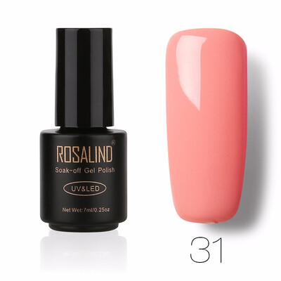 

ROSALIND Gel 1S 7ml DIY Blossom Gel Polish Professional Soak Off UV For Manicure Nail Art Semi Vernis Permanant Gel Lacquer