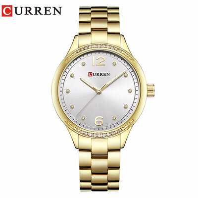 

CURREN 9003 Watch Women Casual Fashion Quartz Wristwatches Crystal Design Ladies Gift relogio feminino