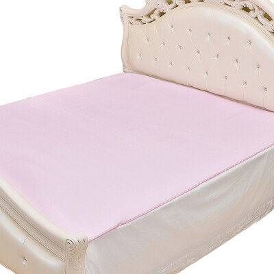 

Tile Bamboo Fiber Large Breathable Waterproof Baby Diaper Pad Diaper Bed Single Bed Can Wash DL209A Pink  150 200cm