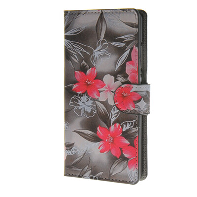 

MOONCASE Flower style Leather Wallet Flip Card Slot Stand Pouch чехол для Huawei Ascend P8 lite A12