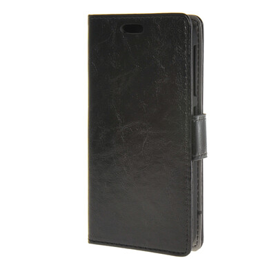 

MOONCASE Smooth PU Leather Flip Wallet Card Slot Bracket Back чехол для HTC Desire 320 Black
