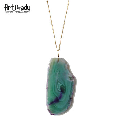 

Natural Agate necklace fashion pendant women necklace jewelry