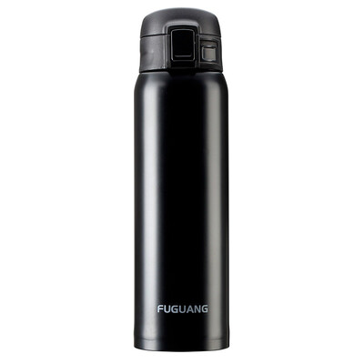 

Fu Guang vacuum stainless steel men&women business bomb cover portable insulation Cup 480ml black WFZ1013-480