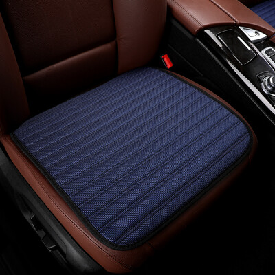 

Jody car seat four seasons universal car seat cover imitation linen seat car square pad full hemp horizontal square pad black blue 1 piece