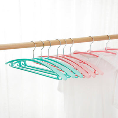 

Bingyou wide shoulder hanger thickening 20 wet&dry plastic non-slip non-slip adult children clothes support width 42CM shoulder thickness 33cm green