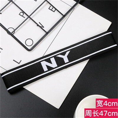 

Sport Yoga Elastic Hair Bands For Adult And Kids Alphabet Letter Headbands Girls Hair Accessories 2018 Hot Sale