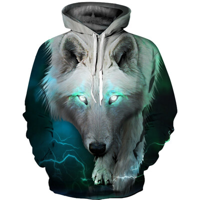 

Mens Hoodie 3D Printed Women Pullover Sweater