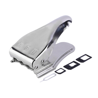 

Универсальный 3 в 1 Micro / Nano / Card Cutter SIM для IPhone 4 5 6 5S сотовый телефон