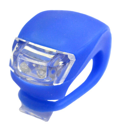 

Bowo Nick Five Frog Light Силиконовый предупреждающий хвост Light Dead Fly Велосипедное оборудование Аксессуары Bicycle Headlight Blue Blue 2 Pack