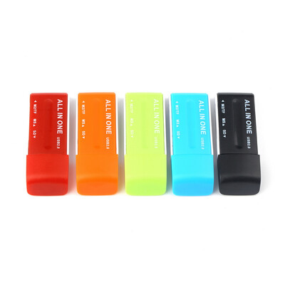 

New USB 2.0 Memory Multi Flash Card Reader Adapter For SD TF M2 MS Orange