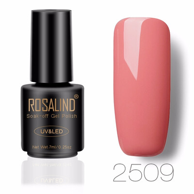 

ROSALIND 7ML Nail Polish Gorgeous Color Nail Gel Polish Vernis Semi Permanent Top Coat Base Coat Gel Nail Varnishes gel lacquer