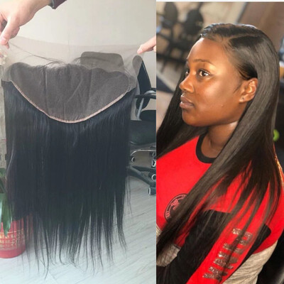 

Remy бразильские прямые кружева фронтальные 13x4 ухо к уху человеческие волосы закрытие с ребенком волос бесплатно часть