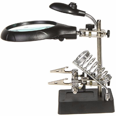 

Hands-free Magnifier Magnifier with LED Light Magnifier W3M7T4F1