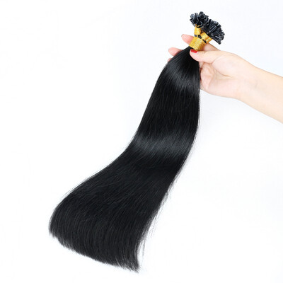 

BHF HAIR Fusion hair extensions Malaysian Remy Hair Color Straight Keratin Nail U Fusion Full Human Hair Extension 1gs 20g p