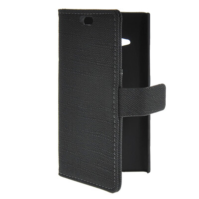 

MOONCASE Slim Leather Side Flip Wallet Card Slot Pouch with Kickstand Shell Back чехол для Nokia Lumia 730 Sapphire