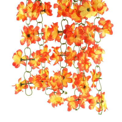 

цветы 7.2feet гарланд завод искусственных поддельные азалия свадебные аксессуары "красный