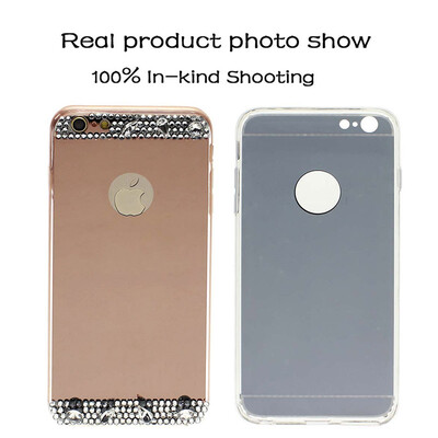 

Bling Soft Silicone Mirror Electroplate Phone Case Cover for iPhone 6/6S 4.7