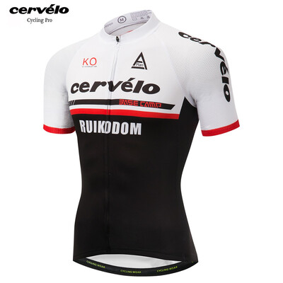 

UCI World Tour 2018 pro team Cervelo summer breathable short sleeve cycling jersey mtb bike clothing bicycle top shirt