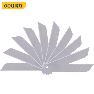 

Deli deli large quality SK5 stainless steel art blade 18mm 10 pieces boxed DL4281