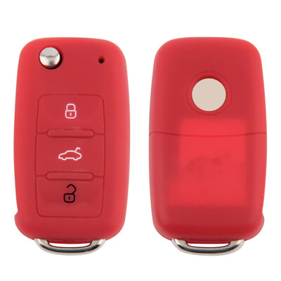 

Silicone Car Auto Remote Key Cover Case For Volkswagen VW Series