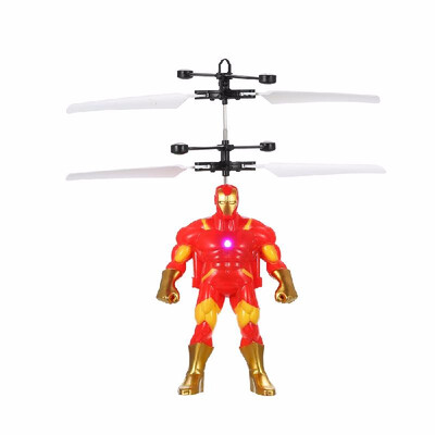 

Kids Toy Cool Flying Cartoon Figure Based Electric Ball Helicopter Infrared Induction Toy Drone Lamp