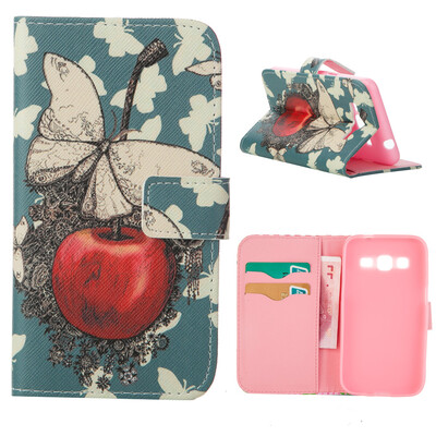 

MOONCASE ЧЕХОЛ ДЛЯ Samsung Galaxy Core Prime G360 Flip Leather Foldable Stand Feature [Pattern series] /a08