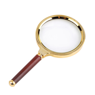 

Classic 90mm Handheld 10X Magnifier Magnifying Glass Loupe Reading Jewelry