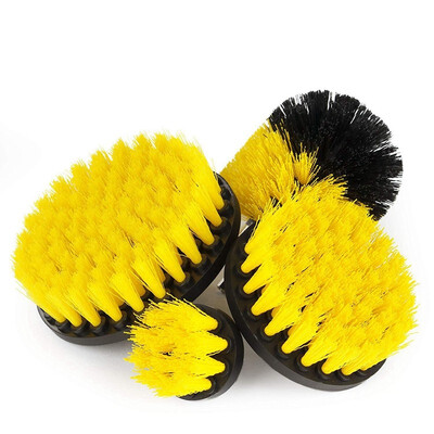 

UpperX 4 Piece Nylon Power Brush Tile&Grout Bathroom Cleaning Scrub Brush Kit