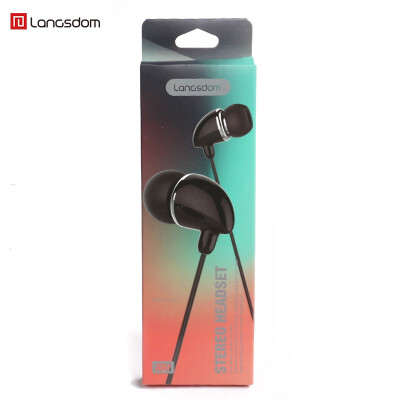 

Langsdom JD84 In-ear Earphone with HD Microphone 35mm Stereo Headset Earbuds for Mobile Phone