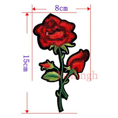 

1 Pcs New Flower Patches Embroidered Patch 3D Stickers Sewing Motif Applique Clothing Repair Fabric DIY Clothes Wedding Patches