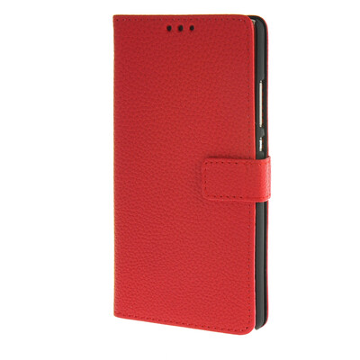 

MOONCASE Case for Huawei Ascend P8 Case Wallet Flip Card Slot Leather Bracket Back Case Cover Red