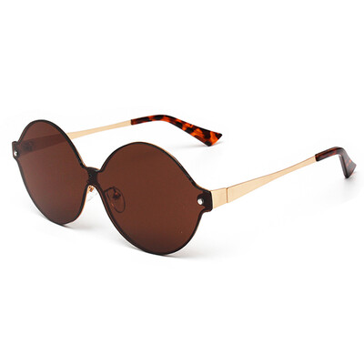 

FEIDU Brand Vintage Rinless Sunglasses Women Fashion Metal Coating Mirror Sun Glasses For Women Oculos De Sol Feminino