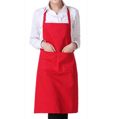

MyMei  Plain Apron with Front Pocket for Chefs Butchers Kitchen Cooking Craft Baking