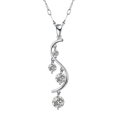 

AFFINER 925 Silver Inlay Bloom Pendant