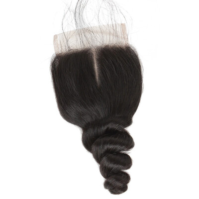 

Ishow Hair Hot Sale 7A Malaysian Virgin Hair Loose Wave 44 Lace Closure 1pc FreeMiddleThree Part