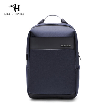

ARCTIC HUNTER 2018 New Laptop Backpack Mens Fashion Students USB Charging Business Traveling Waterproof Casual Style Computer