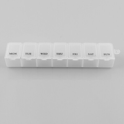 

mymei 7 Day Pill Medicine Box Holder Storage Organizer Container Pill Cases New