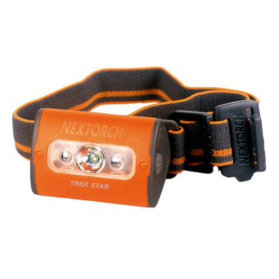 

Nalid NEXTORCH TREK STAR Upgrade Lightweight Multi-Mode LED High Head Light Camping Mountaineering Fishing Light Orange