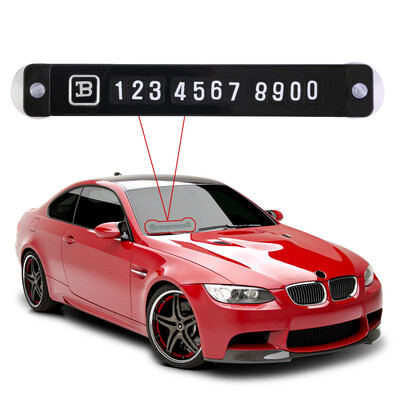 

Hot Luminous Car Parking Notification Magnetic Puzzle Phone Number Plate